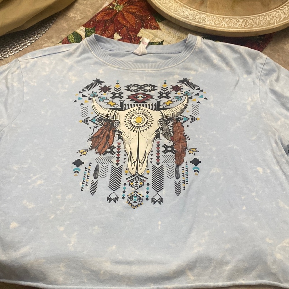 Aztec themed crop top